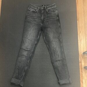 Anine Bing Charcoal Denim Jeans